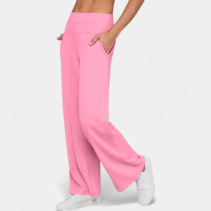 Women's Wide Leg Pants, High Waist Lounge Fit