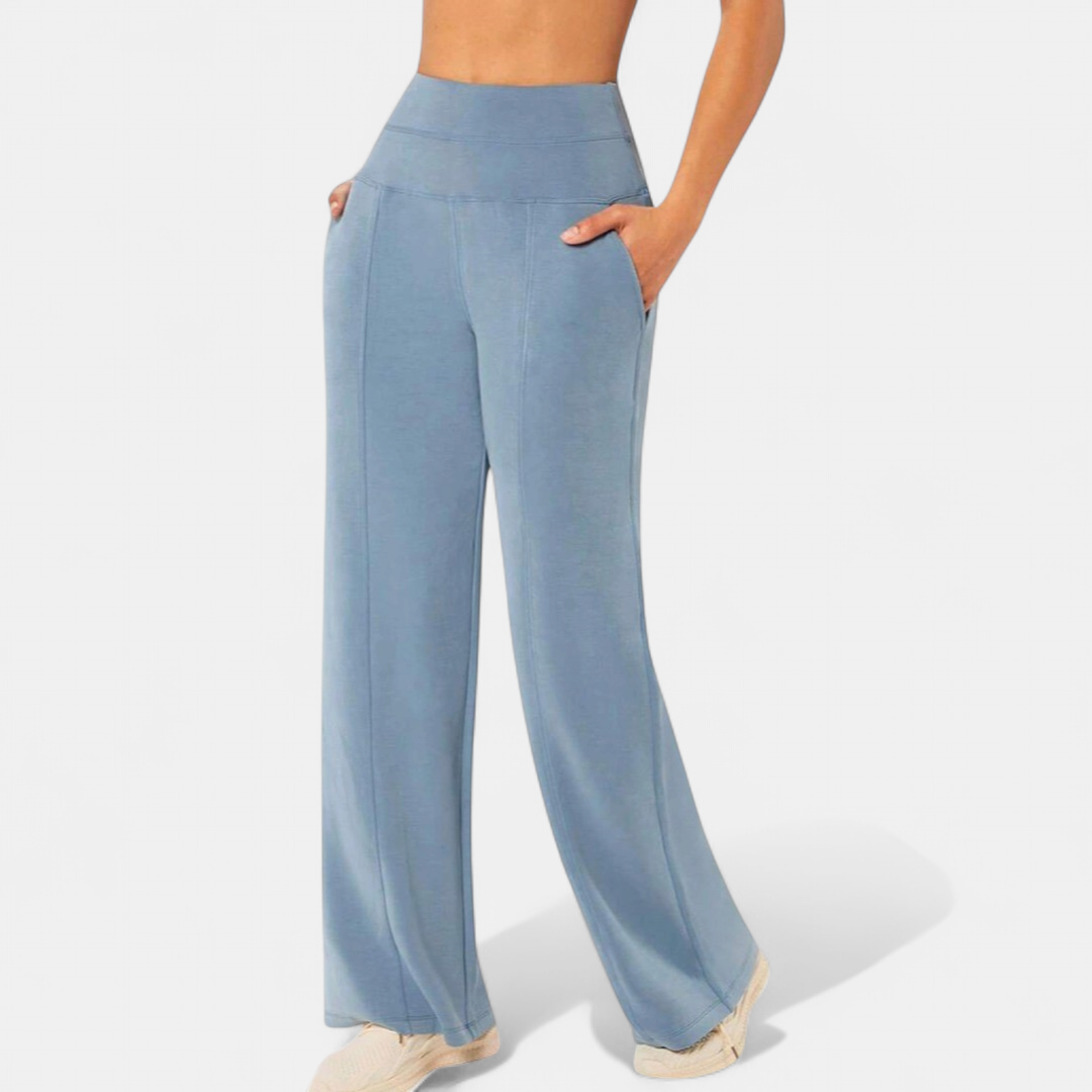 Women's Wide Leg Pants, High Waist Lounge Fit