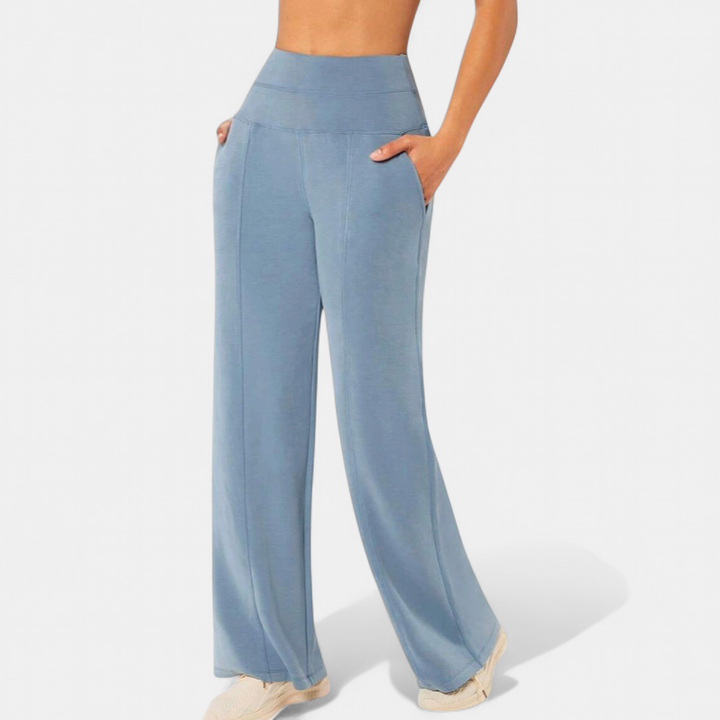 Women's Wide Leg Pants, High Waist Lounge Fit
