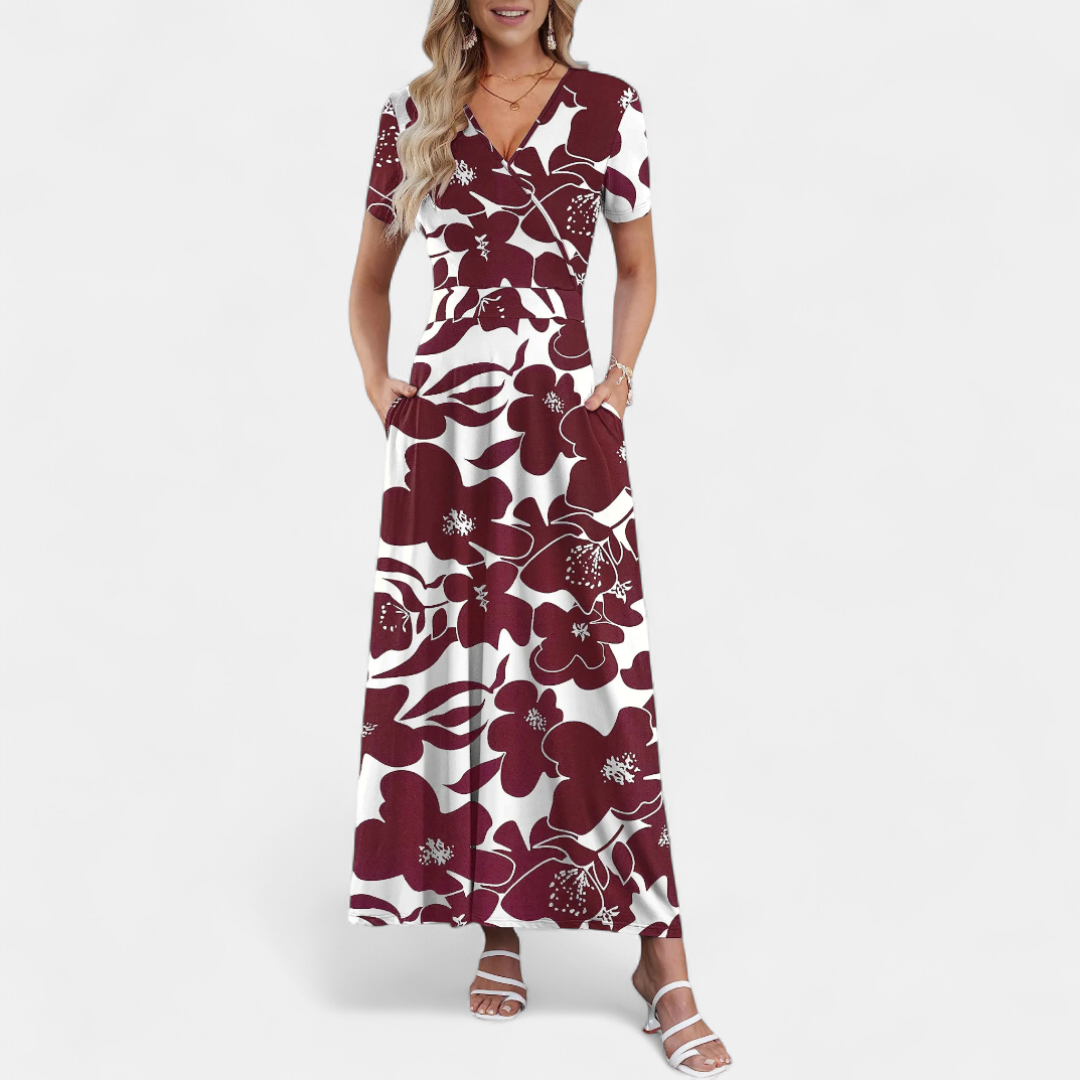 Burgundy Floral