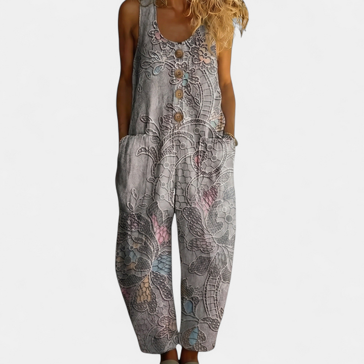 Women's Wide Leg Jumpsuit, Strapless Sleeveless Oversized