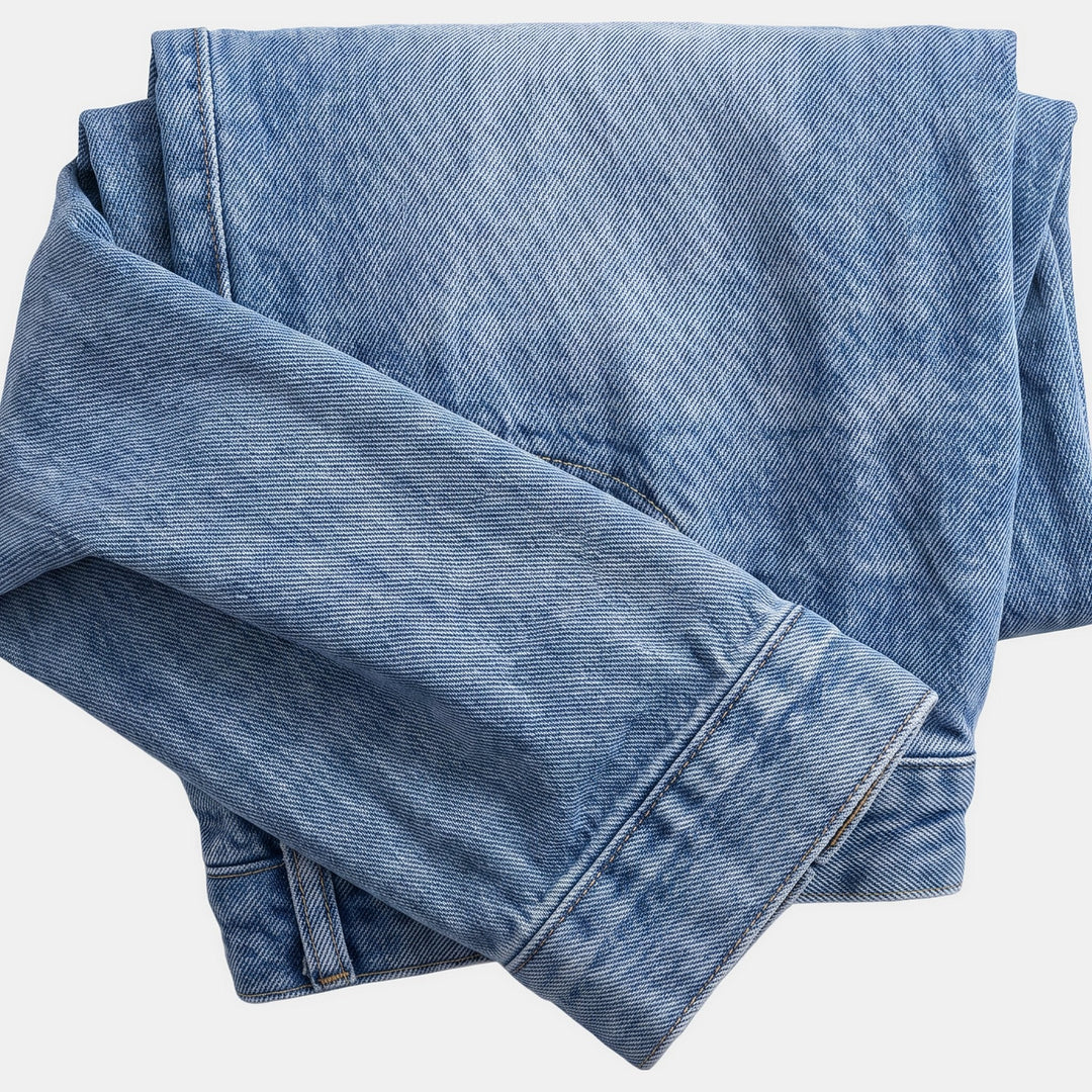 Women's Denim Jacket, Lapel Collar Button Closure Single Breasted