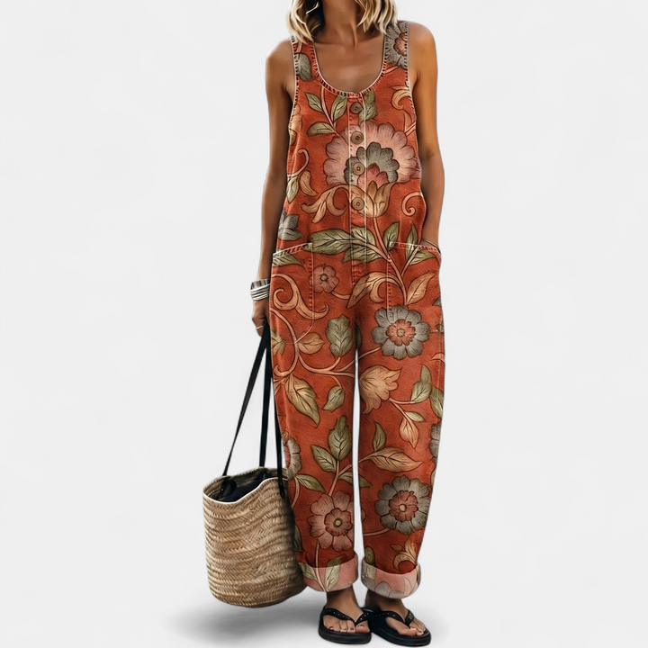 Women's Wide Leg Jumpsuit, Strapless Sleeveless Oversized