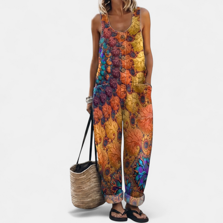 Women's Wide Leg Jumpsuit, Strapless Sleeveless Oversized