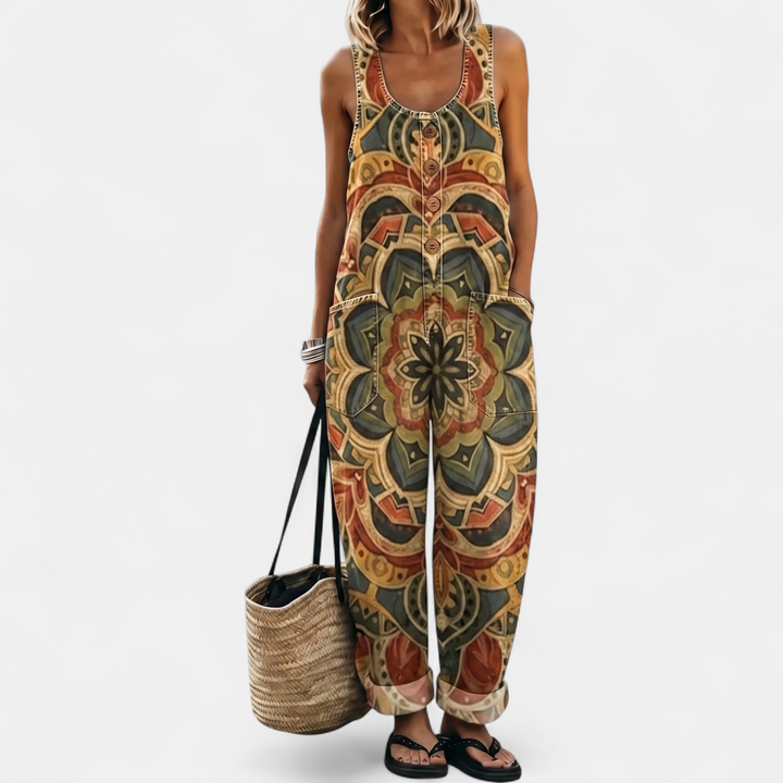Women's Wide Leg Jumpsuit, Strapless Sleeveless Oversized