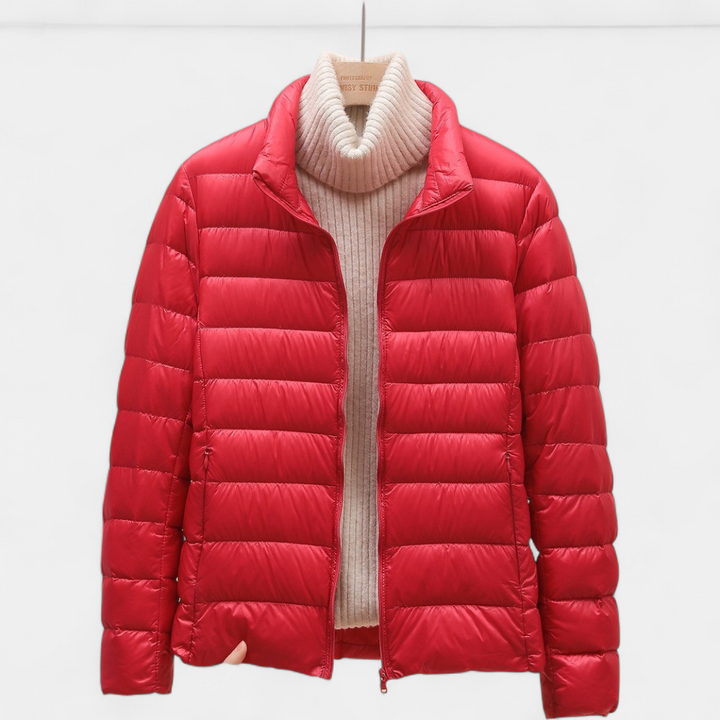 Women's Cropped Puffer Jacket, Lightweight Packable Down Hooded