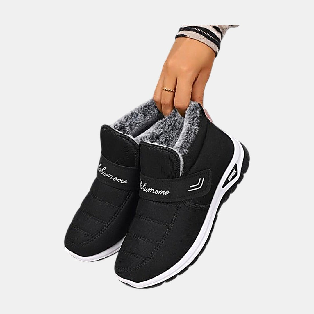 Women's Fleece Lined Snow Boots, Anti Slip Sole